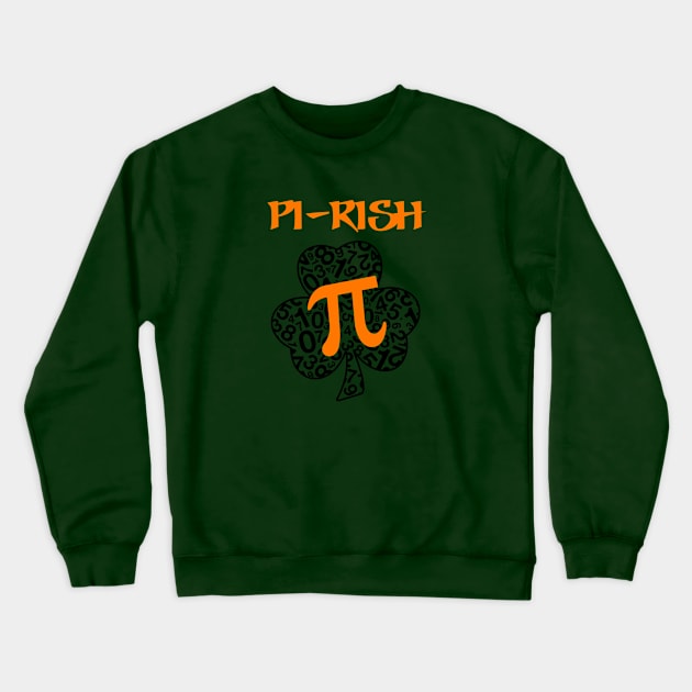 PI Day Pirish Crewneck Sweatshirt by A Zee Marketing